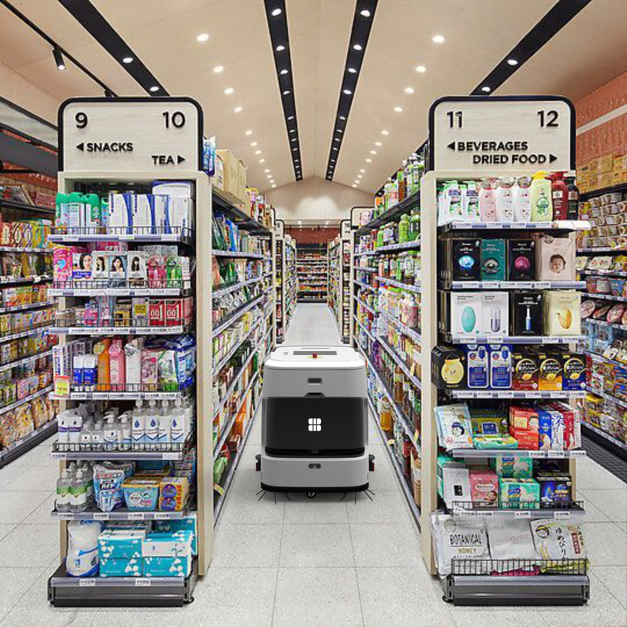 Avtonomni robot J40 v poslovnem okolju